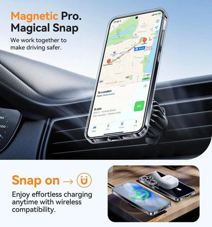 Samsung S25 Plus Case Clear, [Compatible with Magsafe]