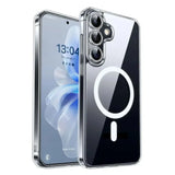 Samsung S25 Plus Case Clear, [Compatible with Magsafe][Military-Grade Protection] Shockproof