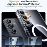 Samsung S25 Plus Case Clear, [Compatible with Magsafe][Military-Grade