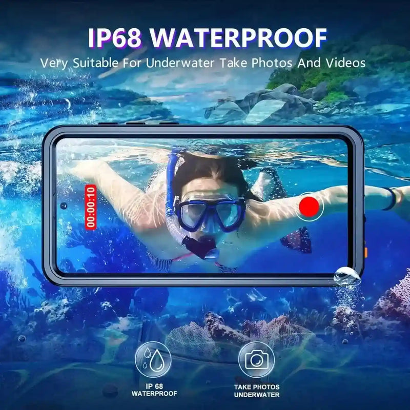 Galaxy S25 edge ip68 waterproof magsafe case rugged & shockproof