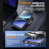 Galaxy S25 edge waterproof magsafe case rugged & shockproof Sound system