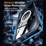 Galaxy S25 edge waterproof magsafe case & shockproof.
