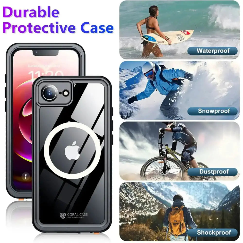 iPhone 16e lifeproof full-body waterproof shockproof magsafe case all protection