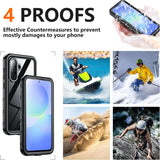 Samsung Galaxy A56 5G Waterproof Shockproof Lifeproof Full Body Case 4 Different Proofs