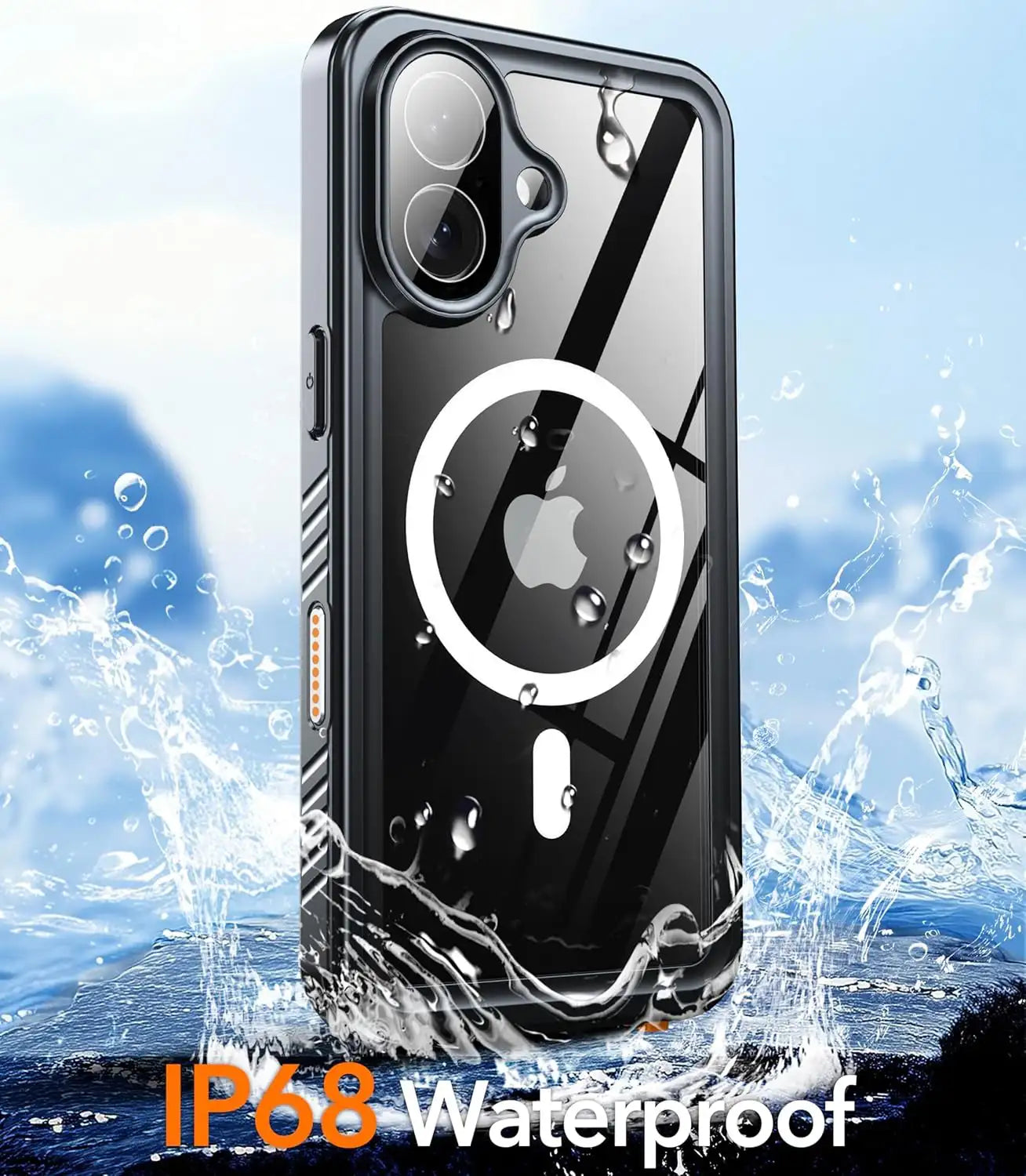 iPhone 17 Pro Max Waterproof Lifeproof Case Coral Case ip68 protection