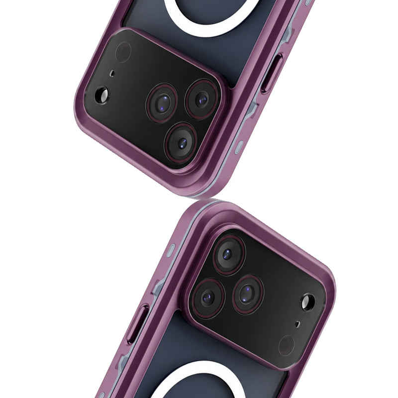 iPhone 17 Pro | Full Body Waterproof Burgundy Case