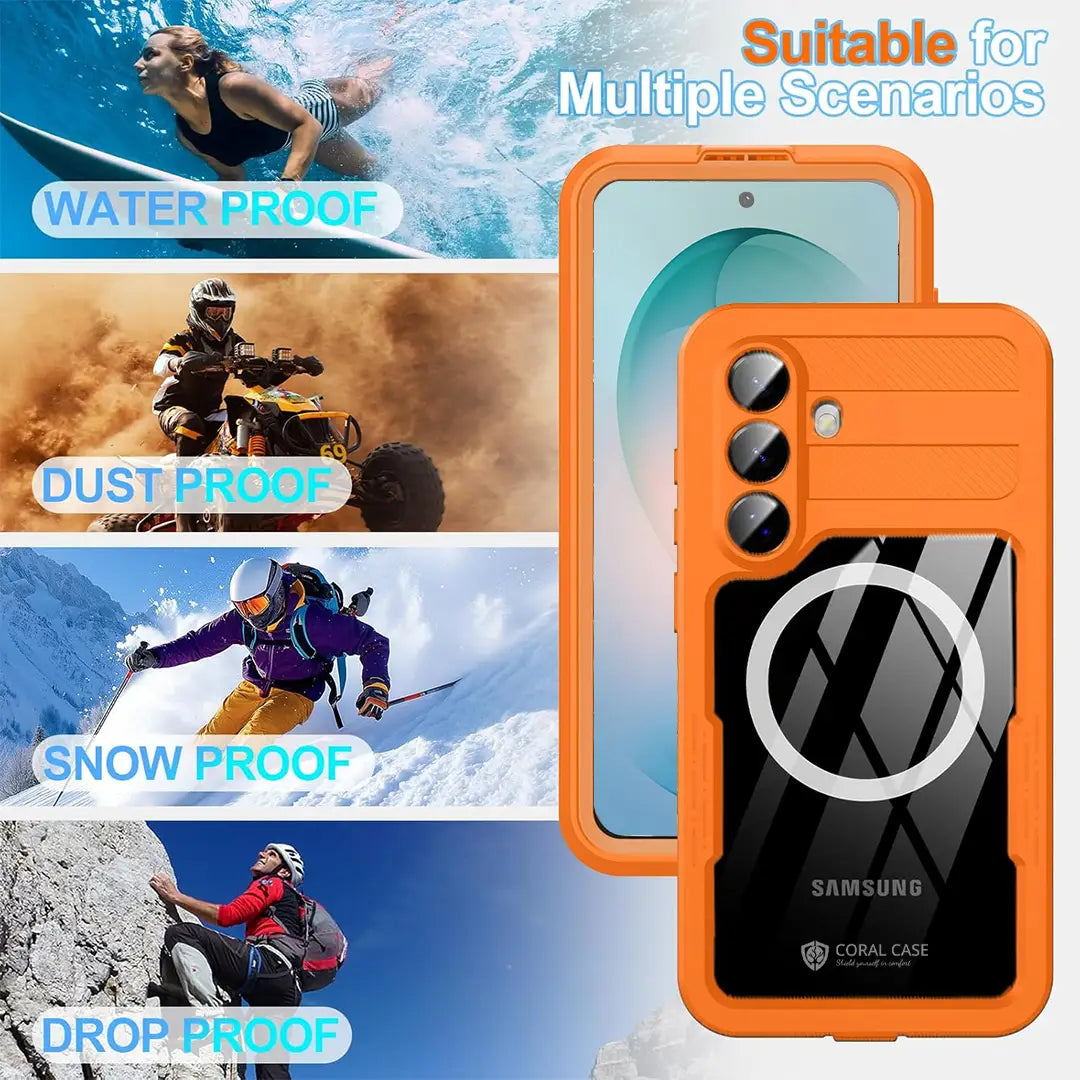 CORAL CASE Samsung Galaxy S26 Full Body Waterproof Case + MagSafe