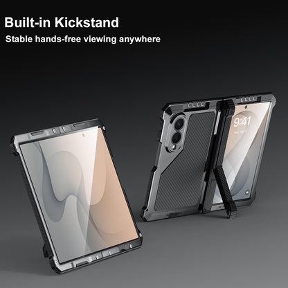 Galaxy Z Fold8 | Full Body Hard Shockproof Heavy Duty Military Grade Metal Case Armor Cover