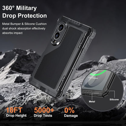 Galaxy Z Fold8 | Full Body Hard Shockproof Heavy Duty Military Grade Metal Case Armor Cover
