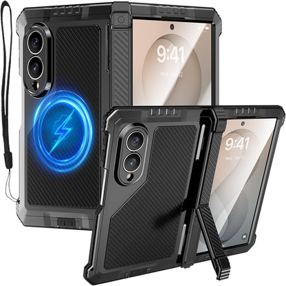 Galaxy Z Fold8 | Full Body Hard Shockproof Heavy Duty Military Grade Metal Case Armor Cover