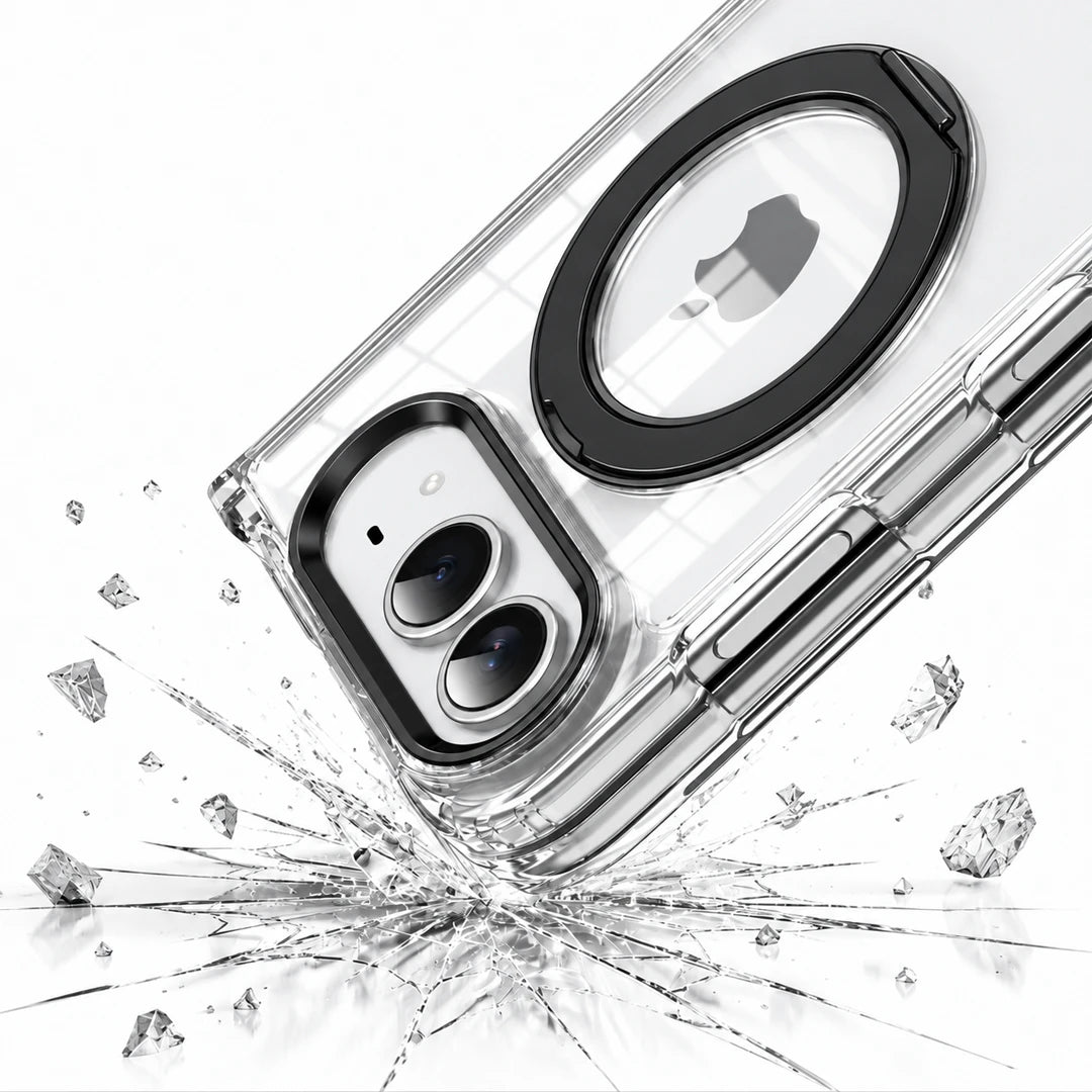 iPhone Duo | Tranasparent MagSafe Cover - Black