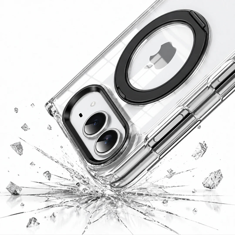 iPhone Duo | Tranasparent MagSafe Cover - Black