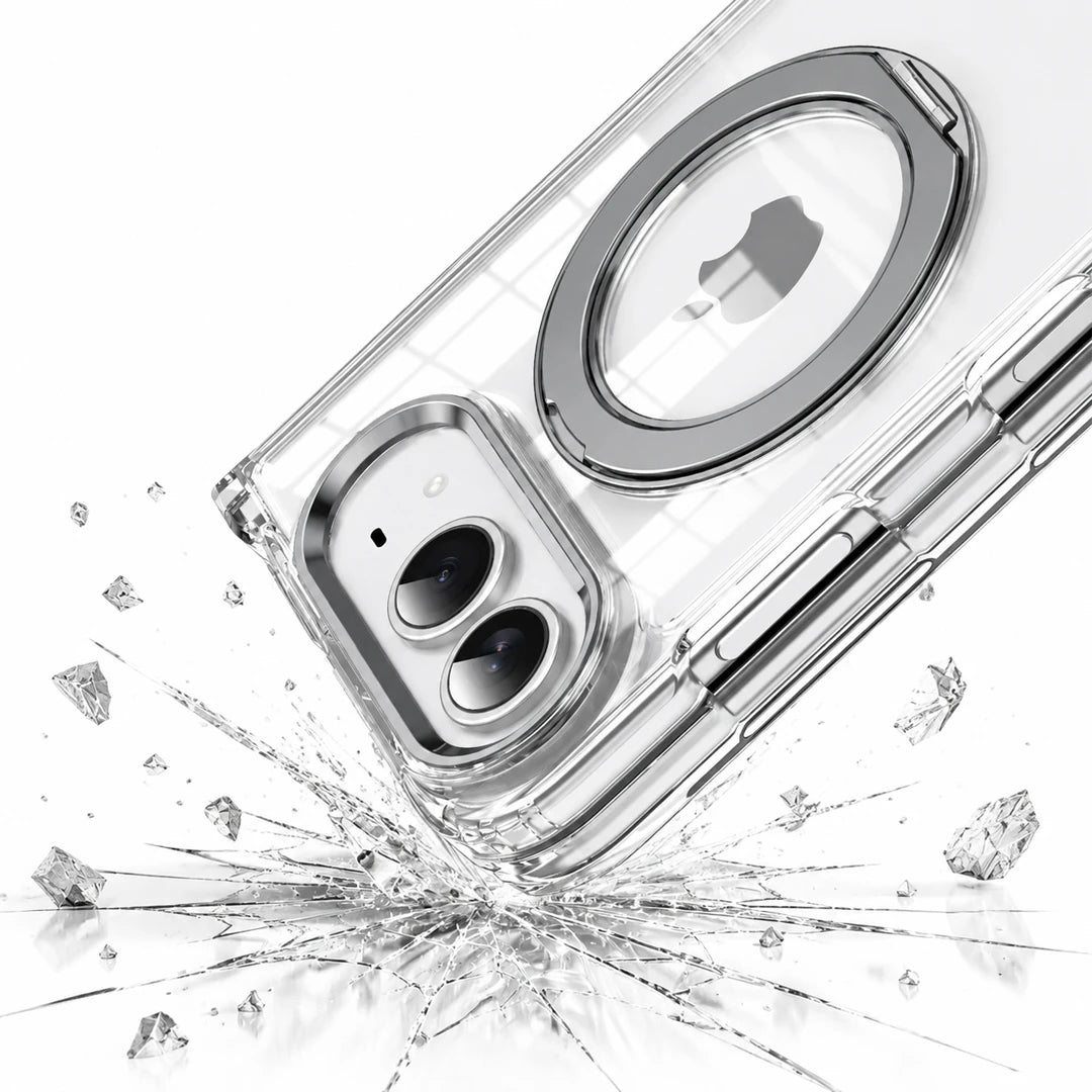iPhone Duo | Tranasparent MagSafe Cover - Silver