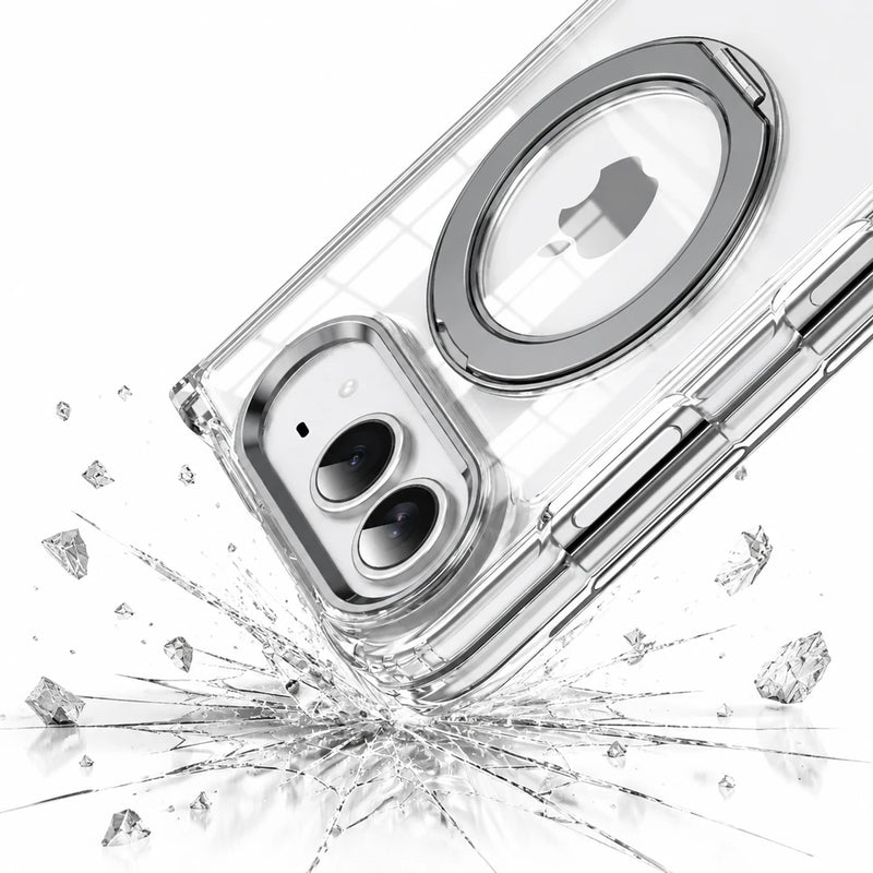 iPhone Duo | Tranasparent MagSafe Cover - Silver