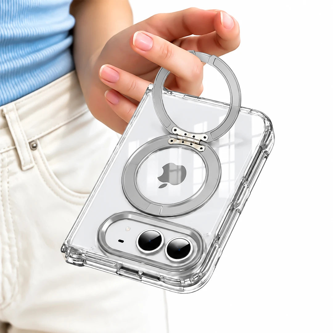iPhone Duo | Tranasparent MagSafe Cover - Silver