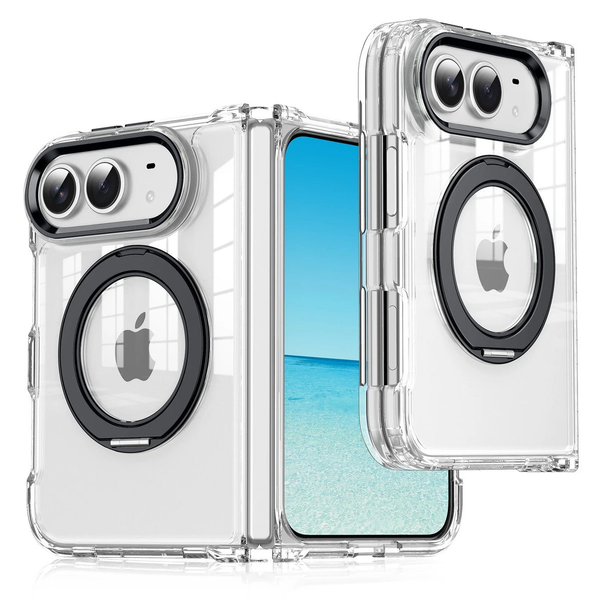 iPhone Duo | Tranasparent MagSafe Cover - Black
